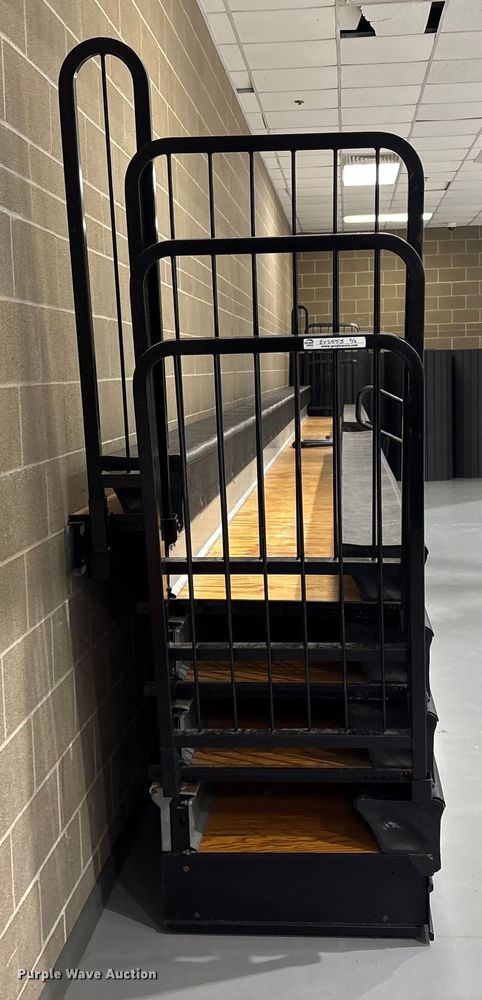 image for item EV2553 (2) Hussey collapsible bleachers