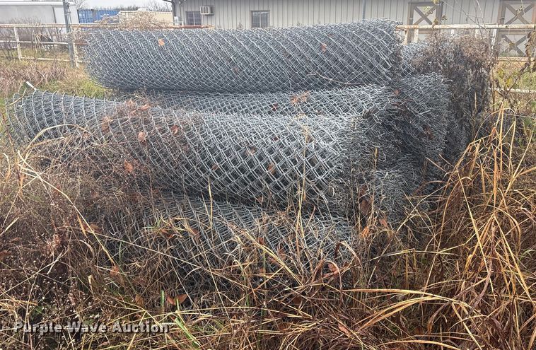 image for item EV2562 Approximately 20 rolls of chain link fence