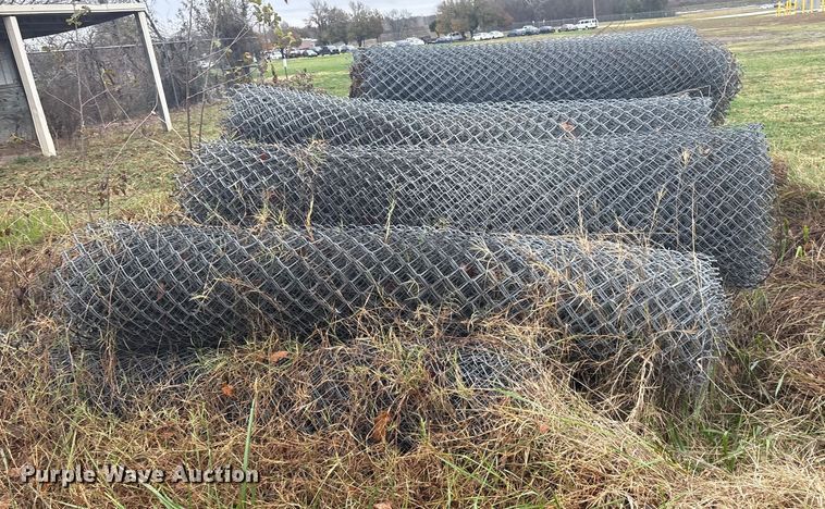 image for item EV2562 Approximately 20 rolls of chain link fence