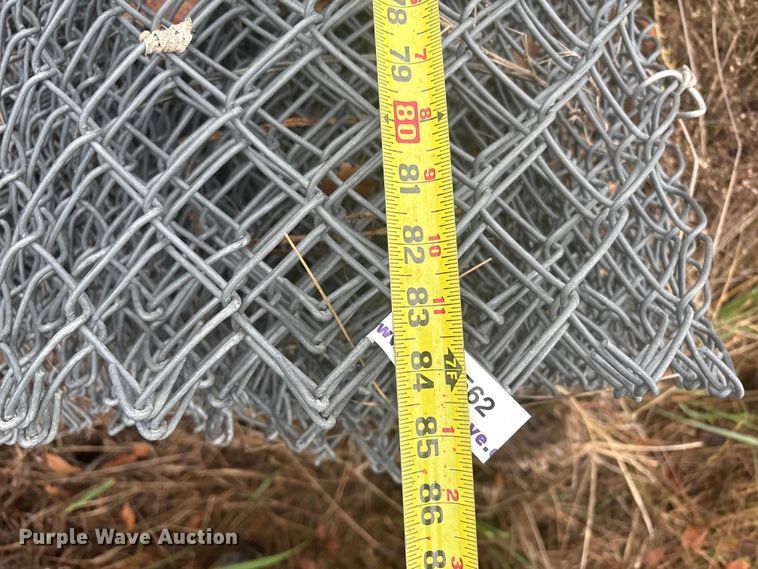 image for item EV2562 Approximately 20 rolls of chain link fence