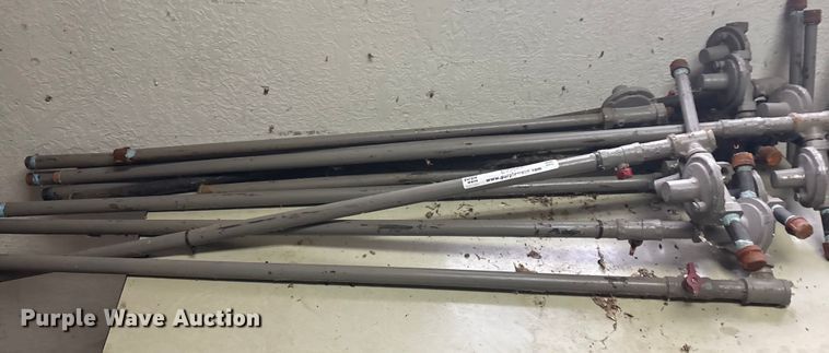 image for item EV2565 Approximately 20 natural gas pipes with regulators
