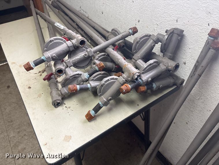 image for item EV2565 Approximately 20 natural gas pipes with regulators