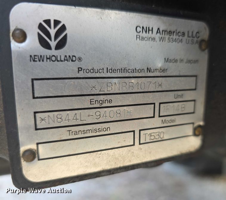 image for item FI0641 2011 New holland T1530 MFWD tractor