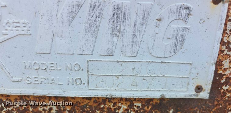 image for item FI0653 1983 Carrier King 2000 equipment trailer