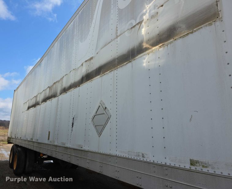 image for item FI0668 1995 Fruehauf FBLF91.5NT248 dry van trailer