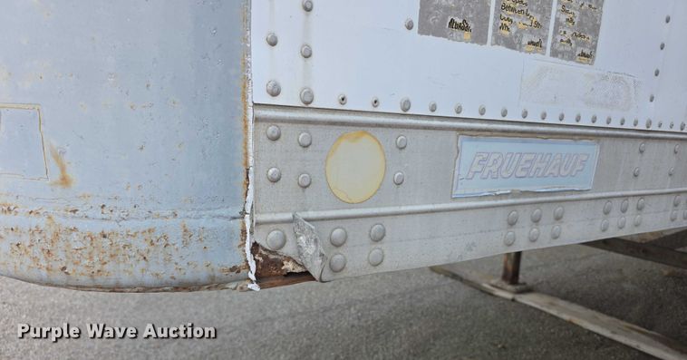 image for item FI0668 1995 Fruehauf FBLF91.5NT248 dry van trailer