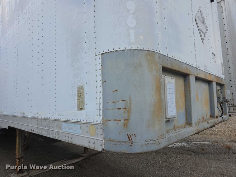 image for item FI0668 1995 Fruehauf FBLF91.5NT248 dry van trailer