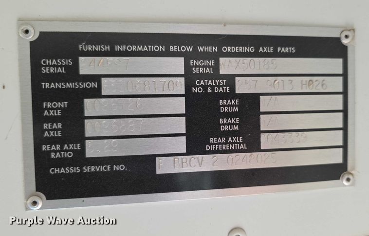 image for item FI0685 2007 Bluebird school bus