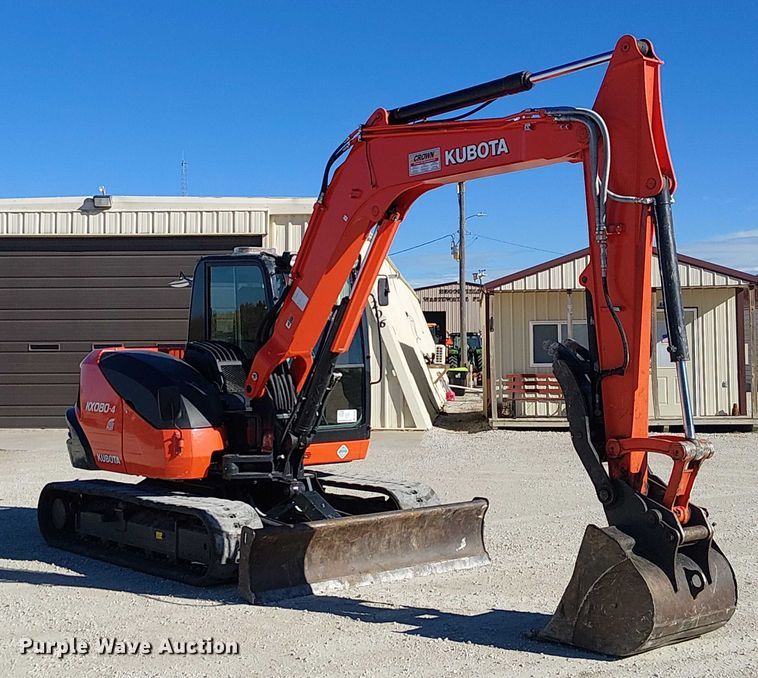 EXCAVADORA 2016 KUBOTA KX0804