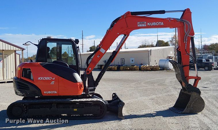 EXCAVADORA 2016 KUBOTA KX0804