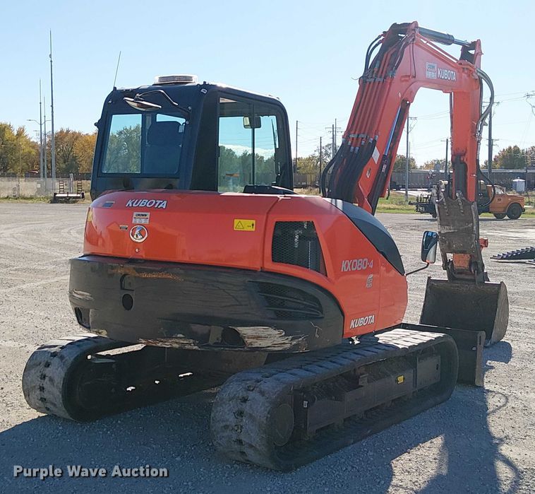EXCAVADORA 2016 KUBOTA KX0804