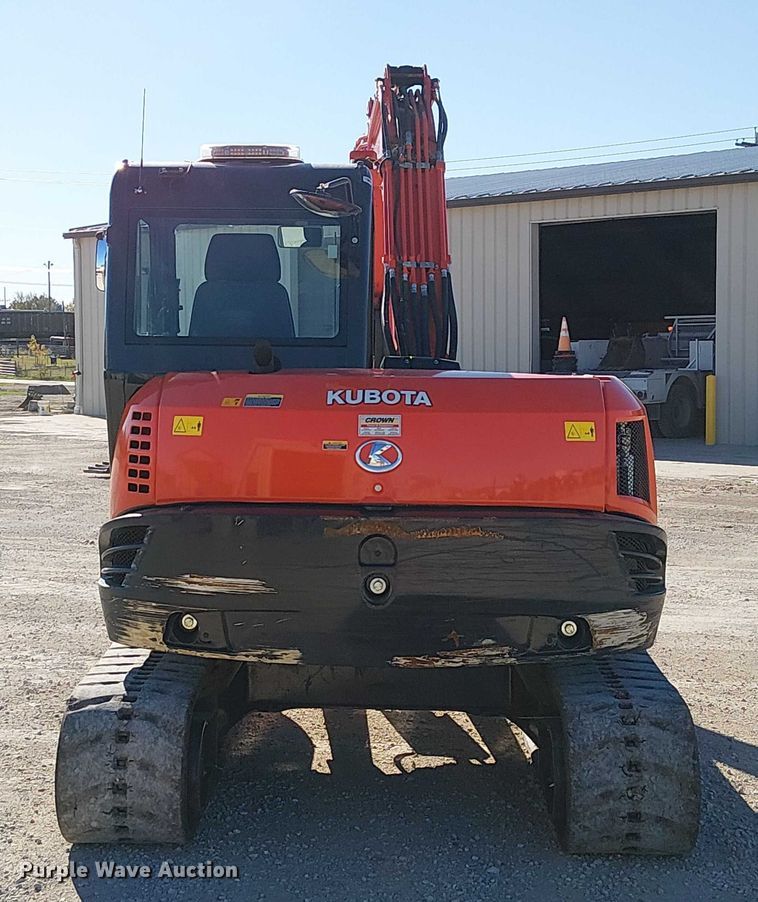 image for item FK0538 2016 Kubota KX080-4 mini excavator