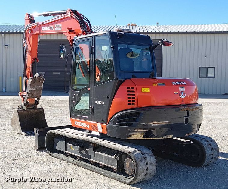 image for item FK0538 2016 Kubota KX080-4 mini excavator