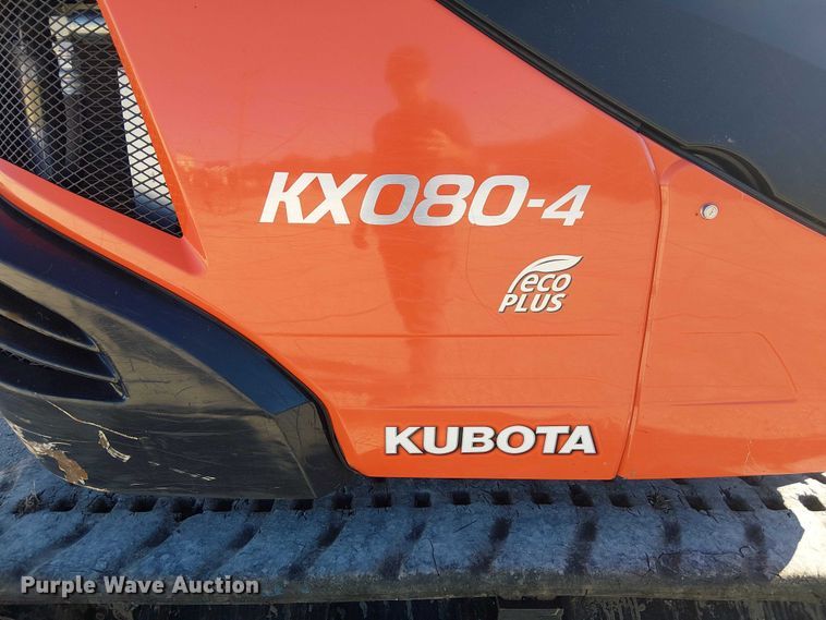image for item FK0538 2016 Kubota KX080-4 mini excavator