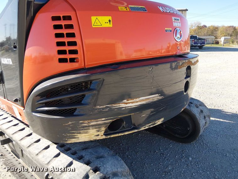 image for item FK0538 2016 Kubota KX080-4 mini excavator