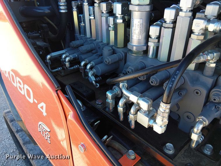 image for item FK0538 2016 Kubota KX080-4 mini excavator