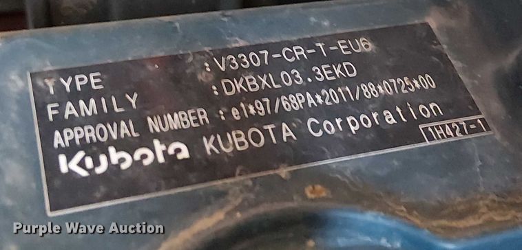 image for item FK0538 2016 Kubota KX080-4 mini excavator