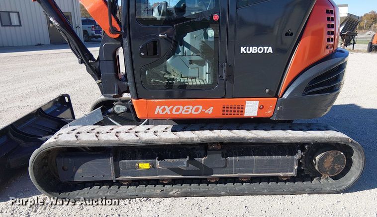 image for item FK0538 2016 Kubota KX080-4 mini excavator