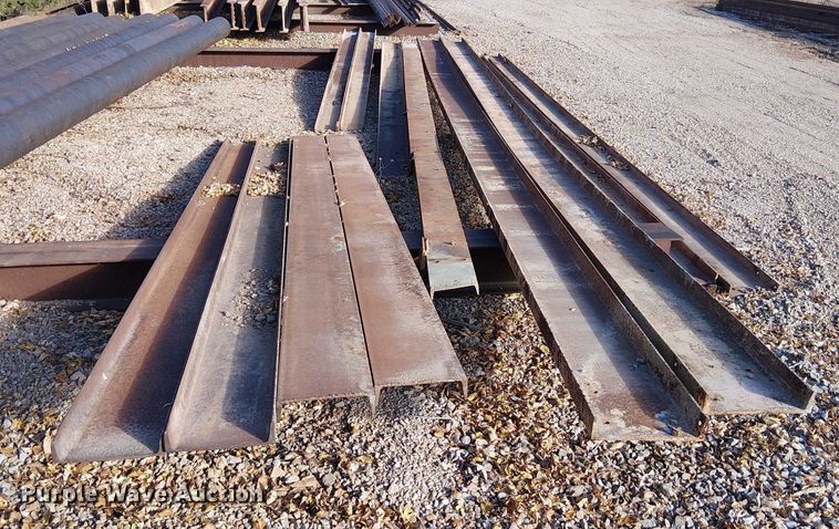 image for item FK0560 (12) pieces of channel iron