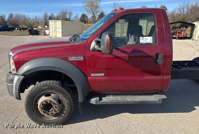 image for item FK0578 2006 Ford F450 truck cab and chassis