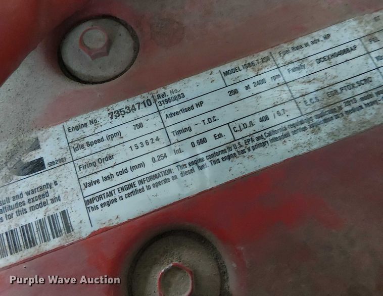 image for item FK0694 2013 Ford F750 Super Duty pothole patcher truck