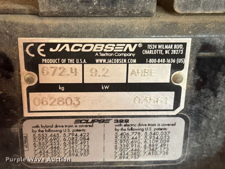 image for item NA9832 Jacobsen Eclipse 322 reel mower