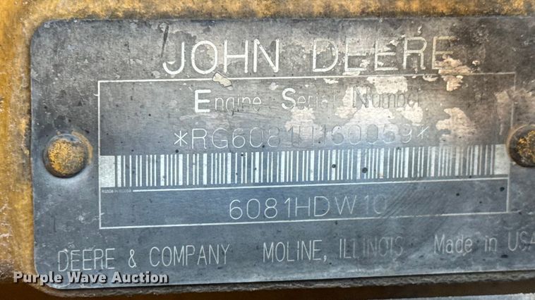 image for item NA9896 2003 John Deere 772CH Series II motor grader