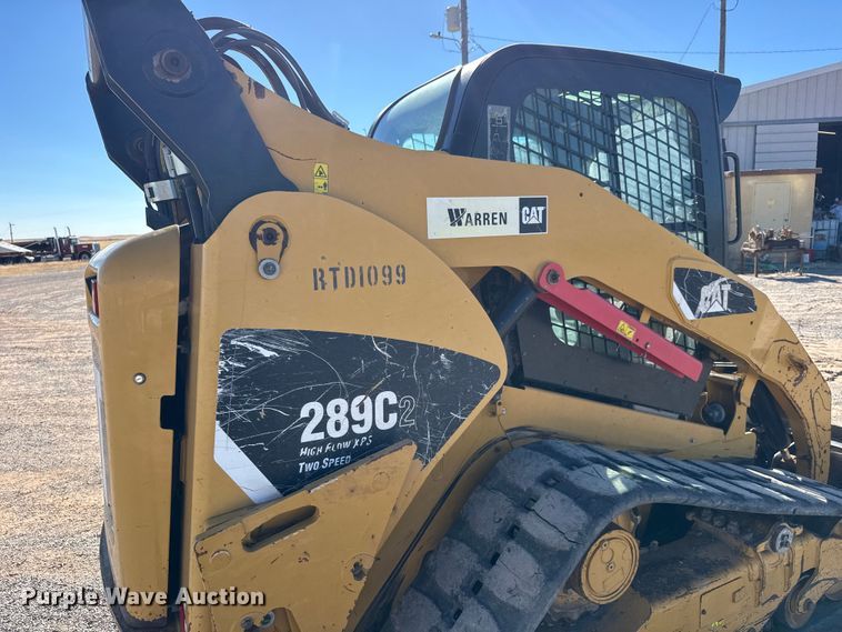 image for item NA9897 2013 Caterpillar 289C2 tracked skid steer loader