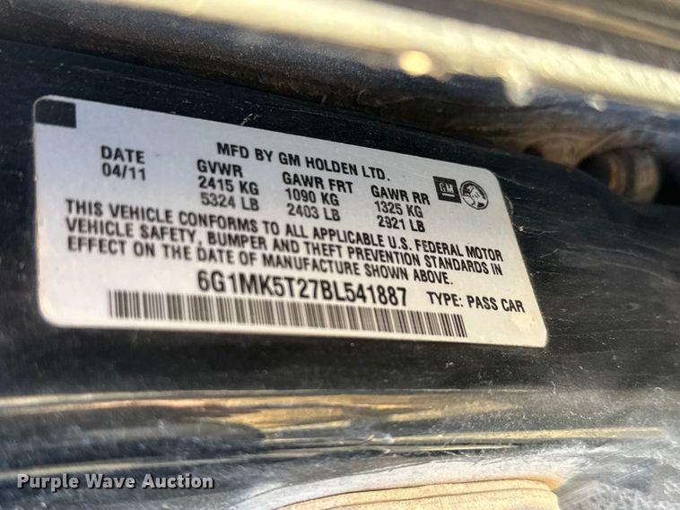 image for item NA9902 2011 Chevrolet  Caprice Police 