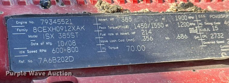 image for item NA9906 2009 International Prostar semi truck