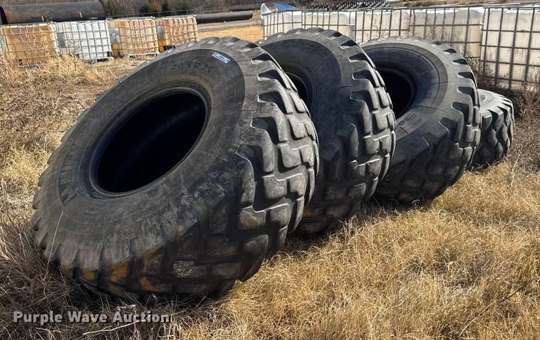 image for item NA9910 (4) Michelin XTLA 20.5R 25 wheel loader tires