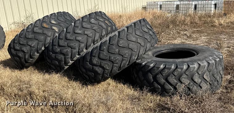 image for item NA9910 (4) Michelin XTLA 20.5R 25 wheel loader tires