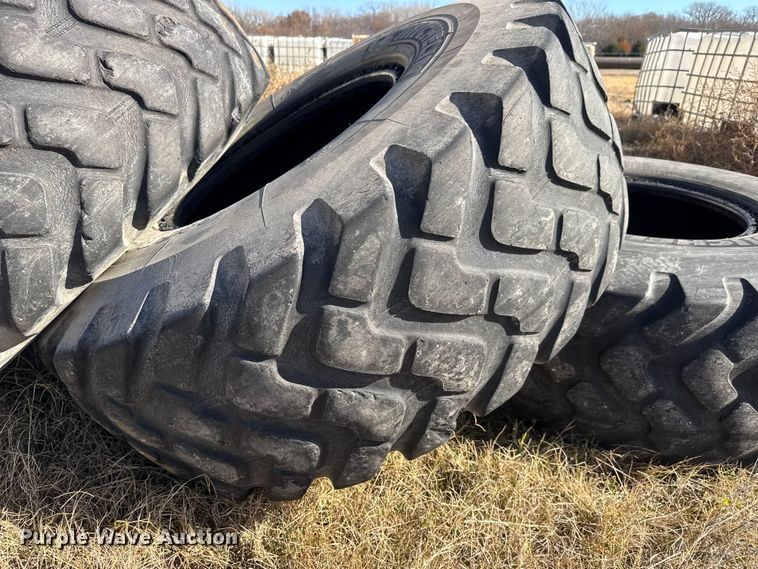 image for item NA9910 (4) Michelin XTLA 20.5R 25 wheel loader tires