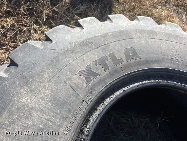 image for item NA9910 (4) Michelin XTLA 20.5R 25 wheel loader tires