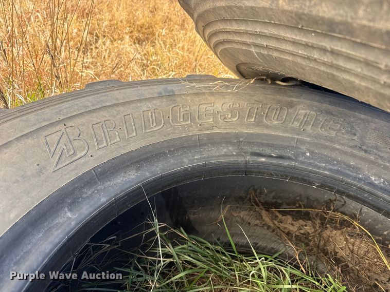 image for item NA9911 (6) Bridgestone V-steel K-traction 17.5R25 motor grader tires