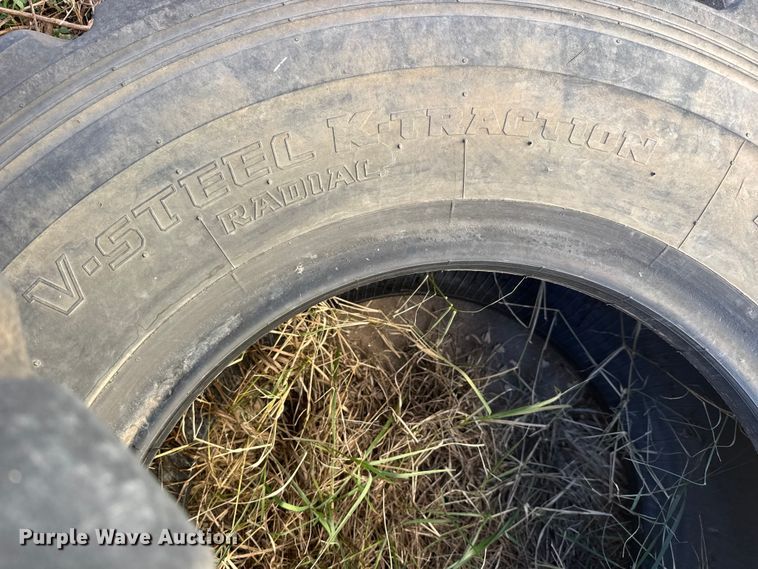 image for item NA9911 (6) Bridgestone V-steel K-traction 17.5R25 motor grader tires