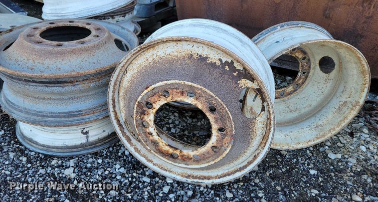image for item NO9771 (9) semi truck wheels