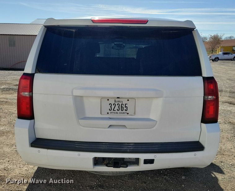 image for item NO9775 2015 Chevrolet Tahoe Police SUV