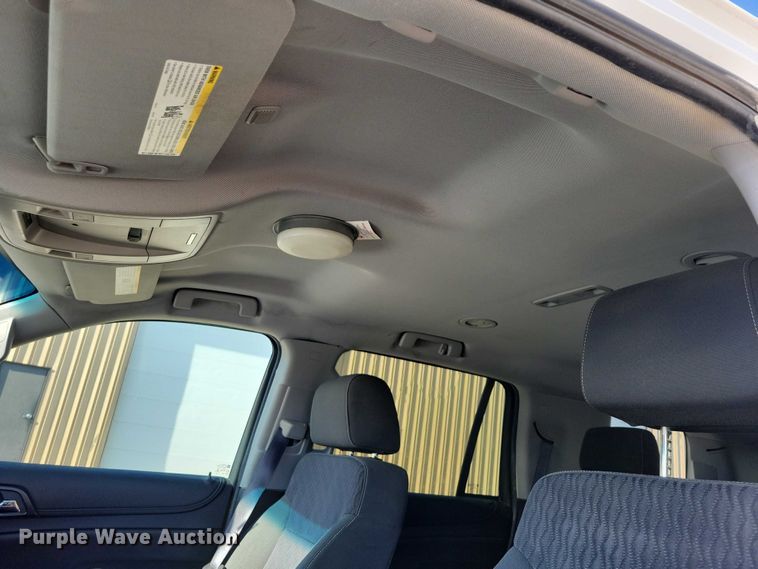 image for item NO9775 2015 Chevrolet Tahoe Police SUV