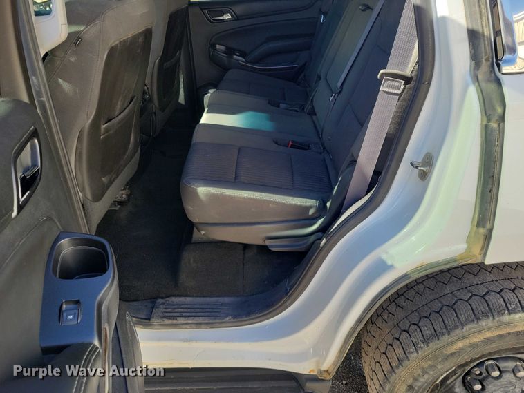 image for item NO9775 2015 Chevrolet Tahoe Police SUV