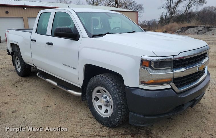 image for item NO9786 2017 Chevrolet Silverado 1500 Double Cab pickup truck