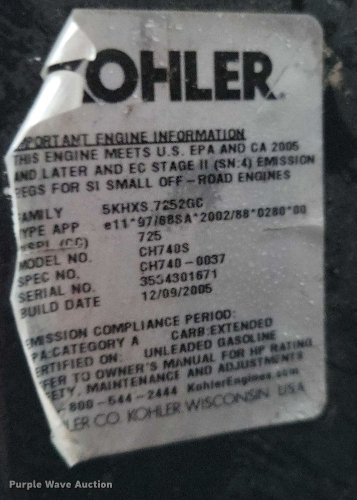 image for item NO9798 Grasshopper 727K ZTR lawn mower