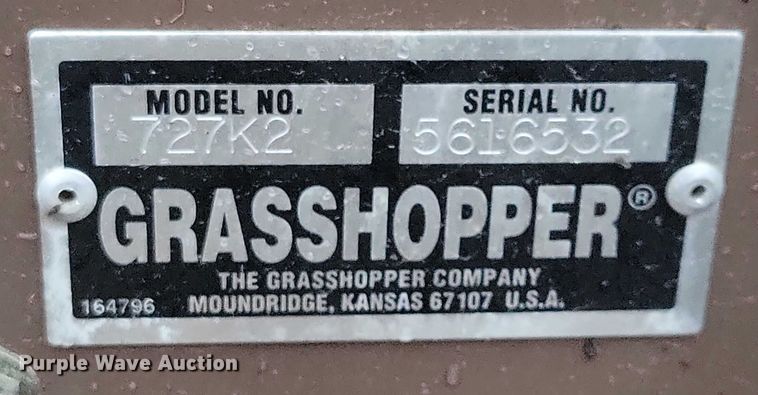 image for item NO9798 Grasshopper 727K ZTR lawn mower