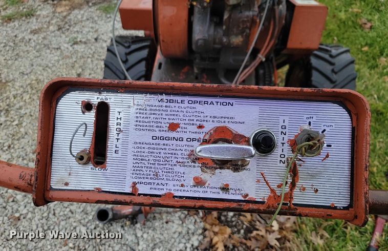 image for item NO9799 Ditch Witch C99 trencher