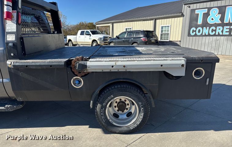 image for item DK0045 2012 Ford F350 Super Duty forklift bed pickup truck