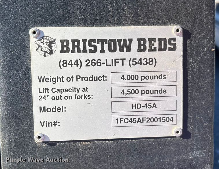 image for item DK0045 2012 Ford F350 Super Duty forklift bed pickup truck