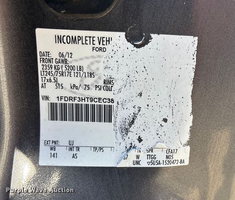 image for item DK0045 2012 Ford F350 Super Duty forklift bed pickup truck