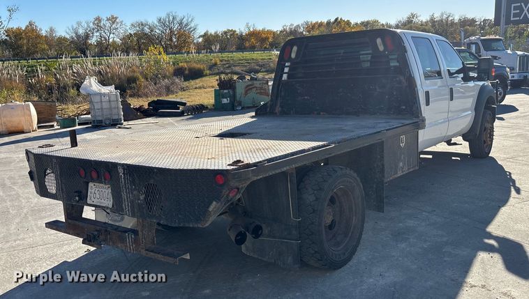 image for item DK0055 2012 Ford F550 flatbed truck