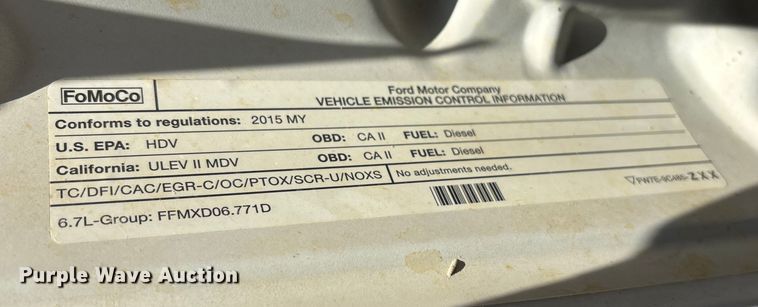 image for item DK0055 2012 Ford F550 flatbed truck