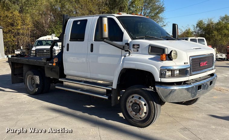 image for item DK0056 2008 GMC C4500 flatbed truck
